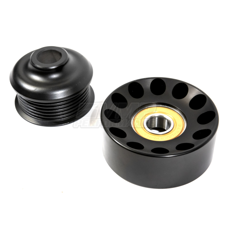 Ford Mustang Idler Pulleys - VMP Performance - 2.49in Roush M90 Press-On Pulley & 90mm Idler Pak - `08-`10